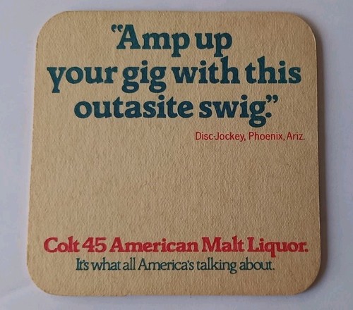 Colt malt liquor - 45, up