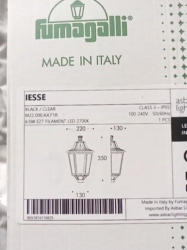 Fumagalli half lantern black - fumagalli,