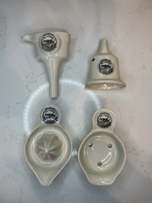 Vintage Mason Cash Pie Funnel, Egg Separator, Juicer And Funnel Set