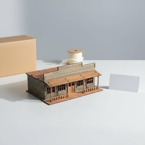 Scale town model handmade - 1/72,