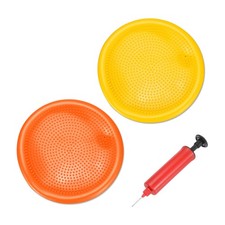 2Pcs Inflated Wobble Cushion