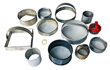 Metal Cake Biscuit Shape Cutters Random Large Bundle Kitchenware Vintage ra