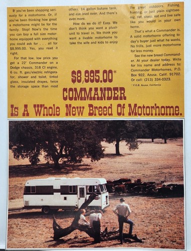 1973 commander camper motor - 1973,