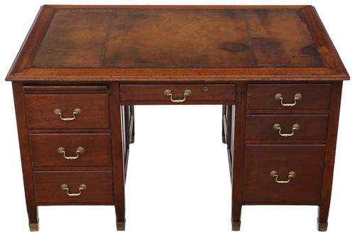 Antique quality mahogany twin