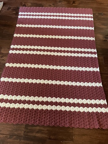 Handmade mauve and white - handmade,