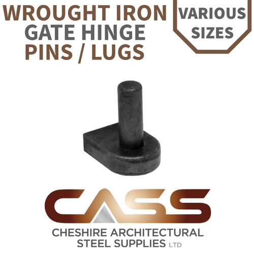 Wrought iron gate hinge pins - wrought,