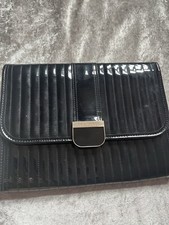 Ted Baker Lilsy Enamel Quilted Flap Ipad Case Clutch Bag - French Bulldog