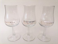 Glenmorangie Whisky Tasting Stem Glasses x 3 Nosing Snifter 125ml