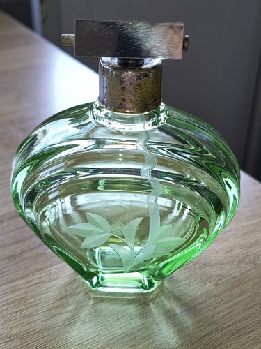 Lovely art deco green flower - deco,