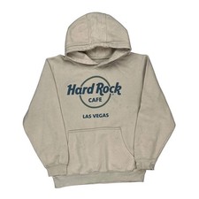 Las Vegas Hard Rock Cafe Hoodie - Medium Beige Cotton
