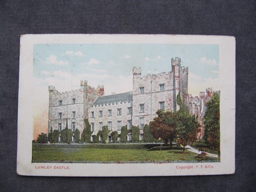 Very old postcard - postcard, lumley