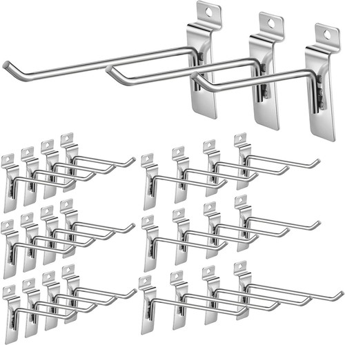 12 slatwall hooks - 8",
