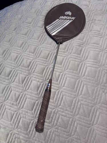Jaguar badminton racket - jaguar, brown