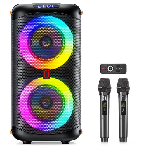 Dual speaker karaoke machine - dual,