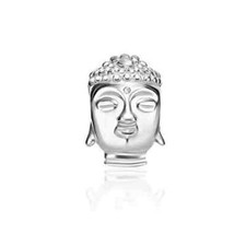 Buddha Head Bead Charm 925