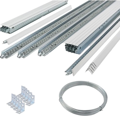 20m2 white suspended ceiling - suspended,