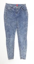 Yes Yes Womens Blue Cotton
