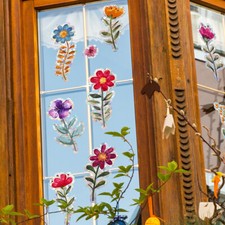 Flower Window Sticker Static