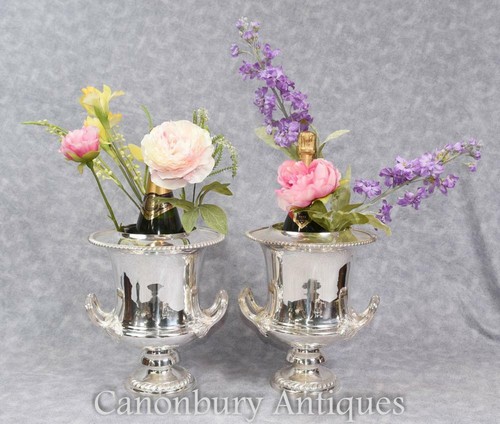 Pair victorian silver - victorian, plate