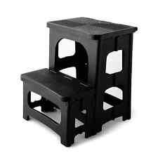 Folding Double Step Stool Heavy Duty Non Slip Multi Purpose Home Kitchen DIY