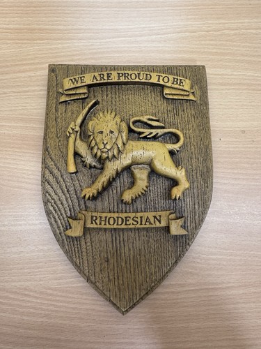 Rhodesian plaque we are - rhodesian,