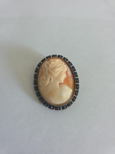 Antique shell cameo - shell,