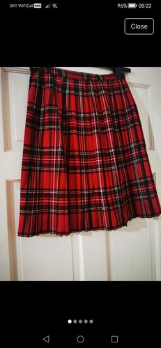 Children red check kilt - children’s,