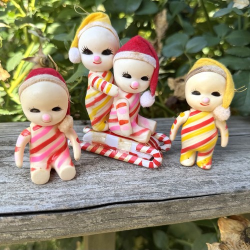 Rubber candy cane snow baby - snow,