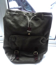 WOODBRIDGE LARGE CANVAS & LEATHER RUCKSACK BAG - TOP QUALITY - UNUSED/VGC - L@@k
