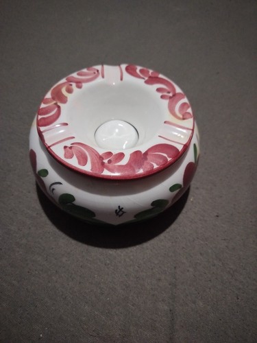 Large hand painted - painted, ceramic