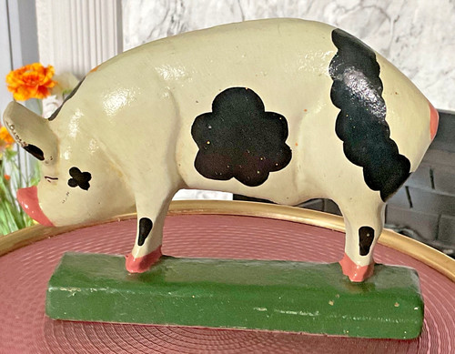 Vintage gloucester spot pig - vintage,