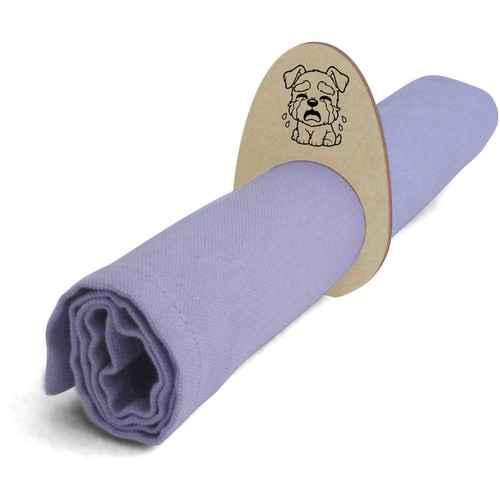 Crying schnauzer wooden - 5, 'crying