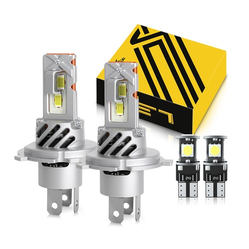 Xenon headlight bulbs - h4, white