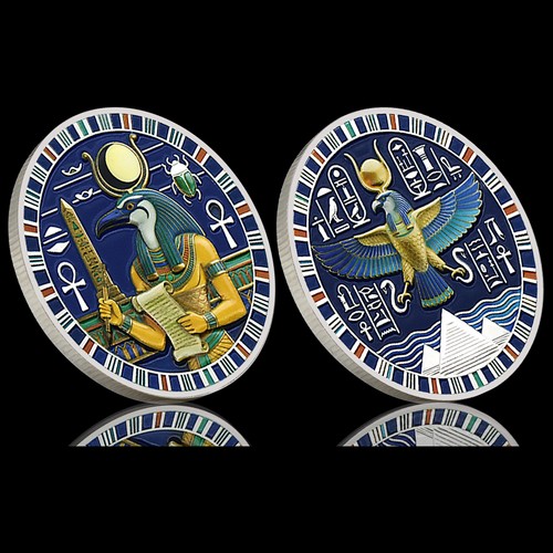 Horus egyptian god coin - horus,