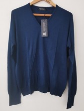 BNWT John Smedley Blue Cotton