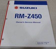 Suzuki RM-Z450 Owners Shop