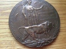 World War 1 Memorial Plaque (Dead Mans Penny) 
