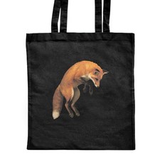 'Red Fox Jumping In The Air