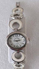 Louis Valentin Ladies Beautiful Silver Tone Quartz Watch