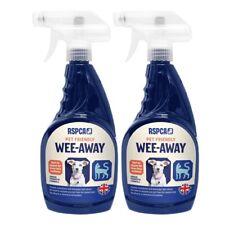 RSPCA Stain & Odour Remover Wee Away Probiotic  2 x 500ml  Pet Friendly