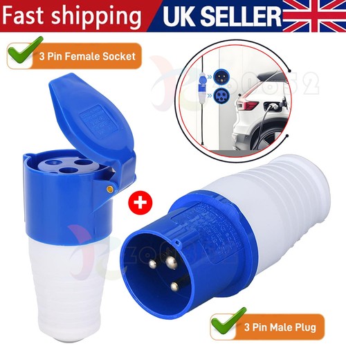 Mains hook site 3pin plug - mains,