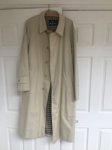 Men aquascutum raincoat - men’s,
