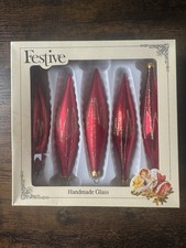 Festive Vintage Handmade Glass