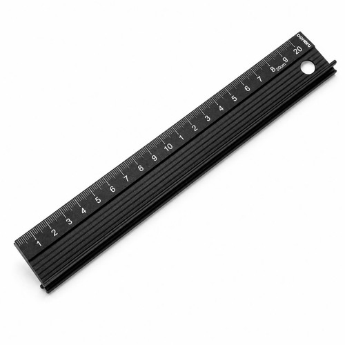 Aluminum safety ruler engraved - safety,