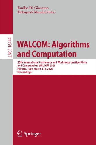 Walcom algorithms and - walcom:,