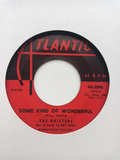 SOUL 45 THE DRIFTERS SOME KIND OF WONDERFUL ON  ATLANTIC   VG+  ORIGINAL