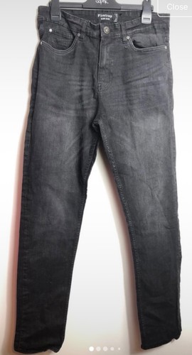 Firetrap washed black - , slim-fit