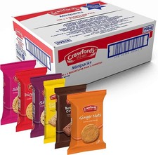 Crawford's Assorted Mini Biscuit Packs 30g x100, 6 Varieties, Individually Wrapp