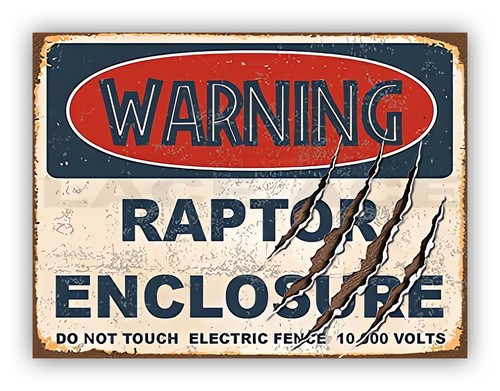 Raptor enclosure metal - raptor,