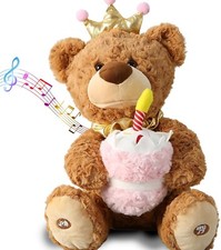 Musical Birthday Plush Bear